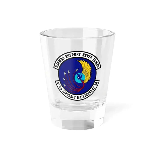 576th Aircraft Maintenance Squadron (U.S. Air Force) Shot Glass 1.5oz 1.5oz - Go Mug Yourself