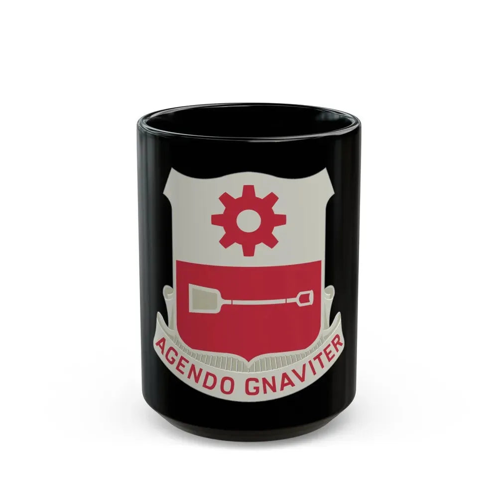 577 Engineer Battalion (U.S. Army) Black Coffee Mug 15oz - Go Mug Yourself