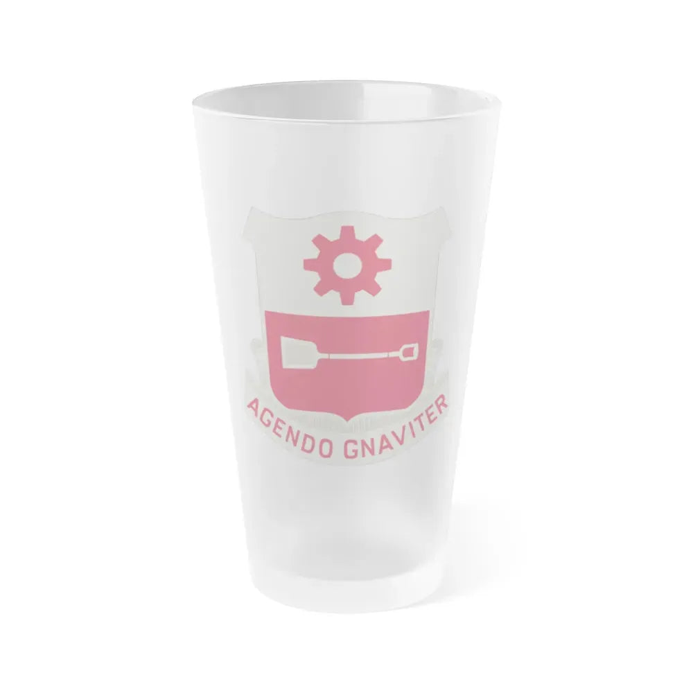 577 Engineer Battalion (U.S. Army) Frosted Pint Glass 16oz Default Title - Go Mug Yourself
