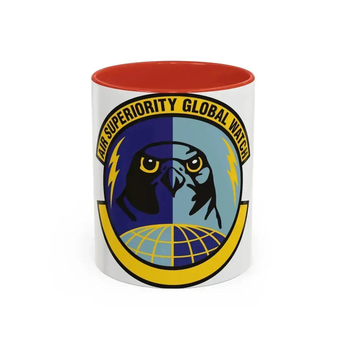 577 Software Engineering Squadron AFMC (U.S. Air Force) Accent Coffee Mug 11oz Red - Go Mug Yourself
