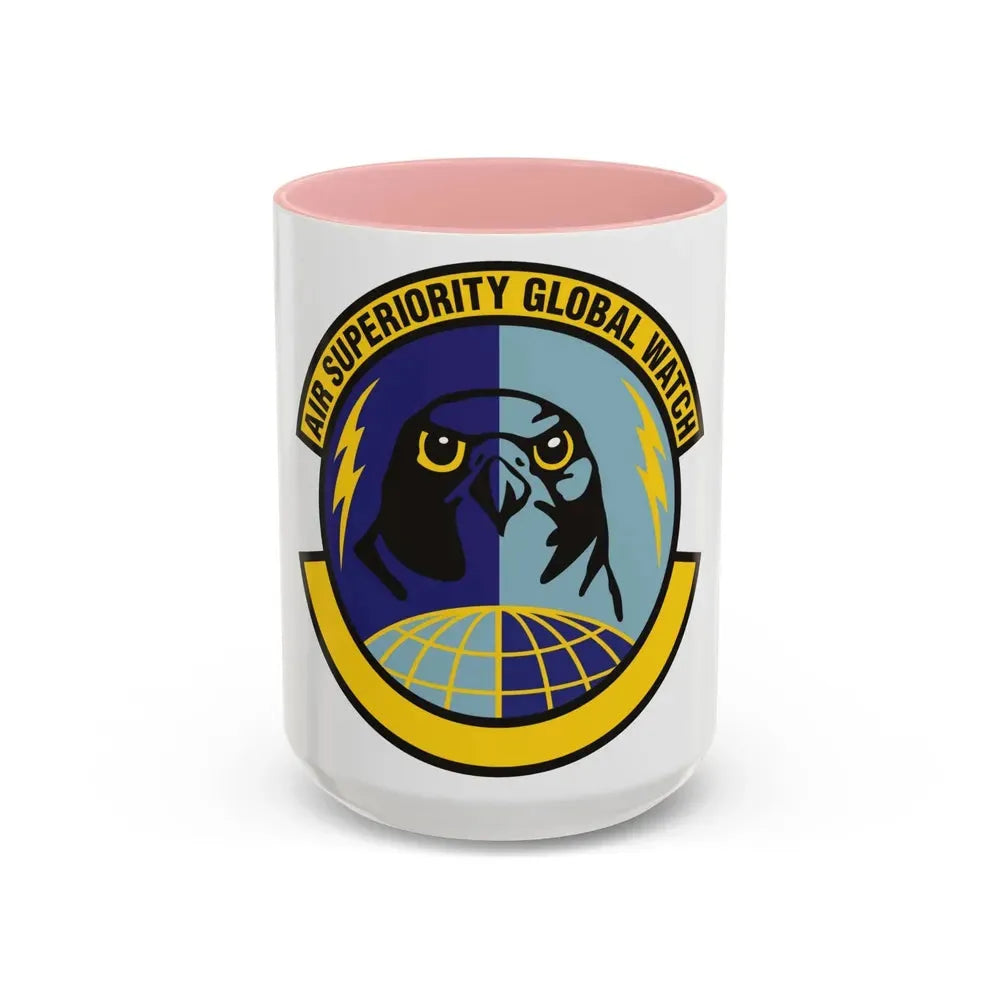 577 Software Engineering Squadron AFMC (U.S. Air Force) Accent Coffee Mug 15oz Pink - Go Mug Yourself