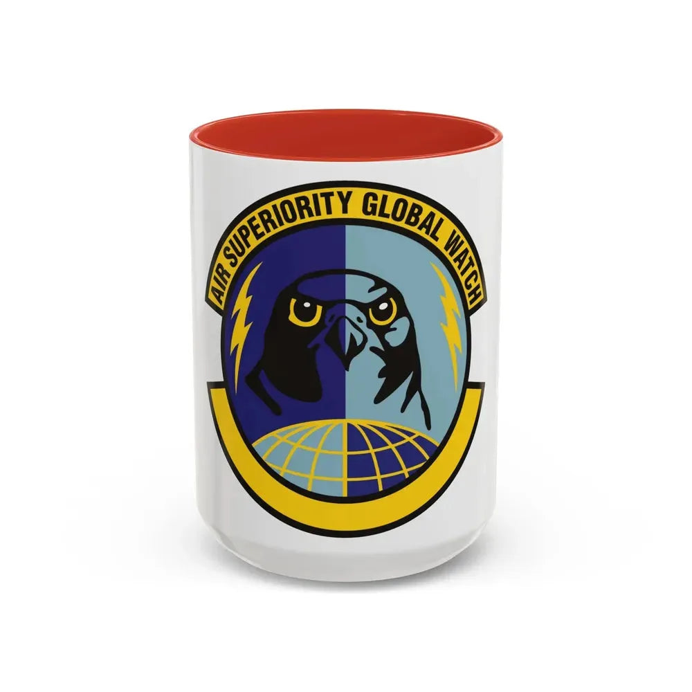 577 Software Engineering Squadron AFMC (U.S. Air Force) Accent Coffee Mug 15oz Red - Go Mug Yourself