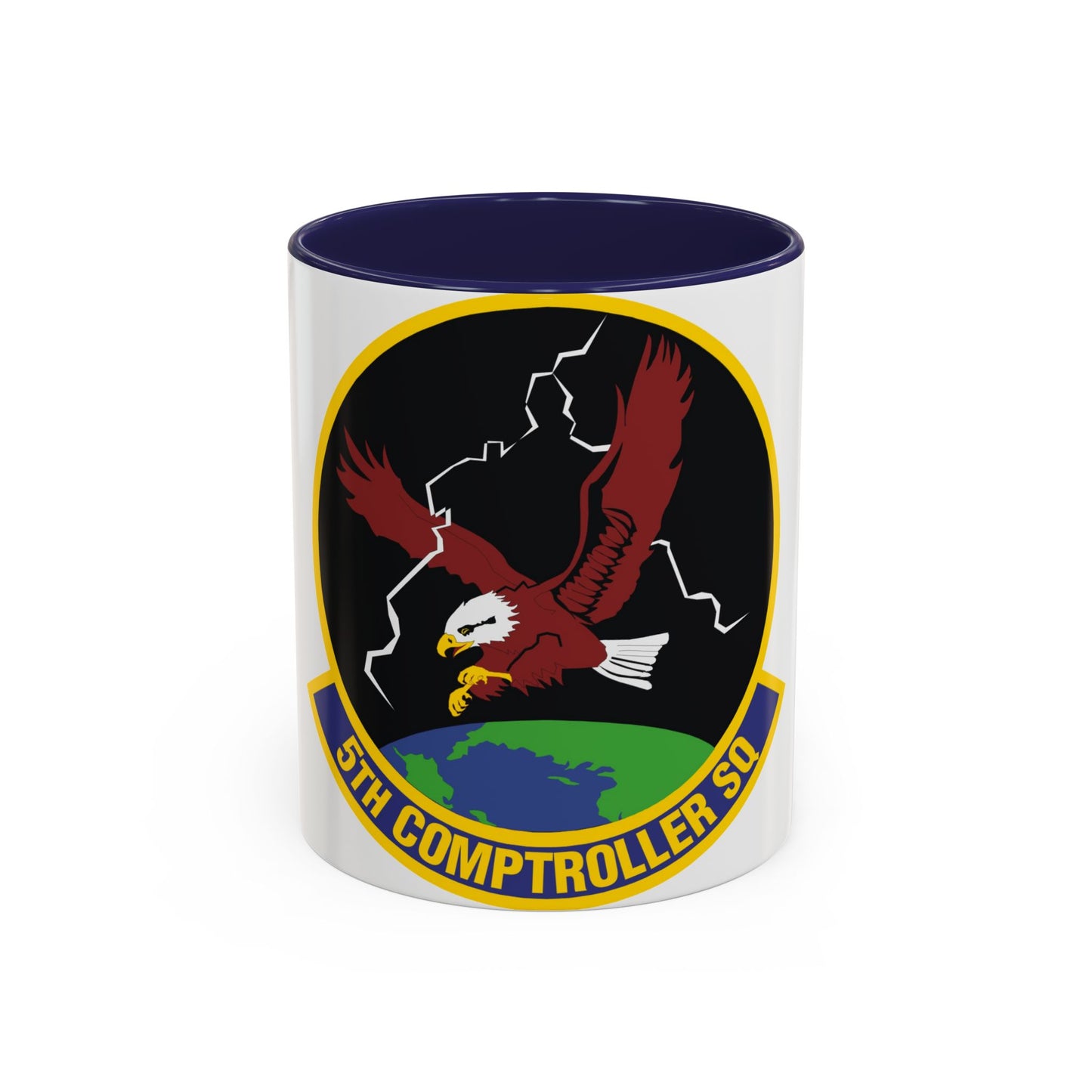 5 Comptroller Squadron AFGSC (U.S. Air Force) Accent Coffee Mug