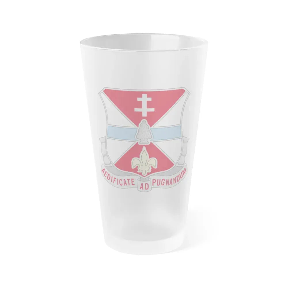 578 Engineer Battalion (U.S. Army) Frosted Pint Glass 16oz Default Title - Go Mug Yourself