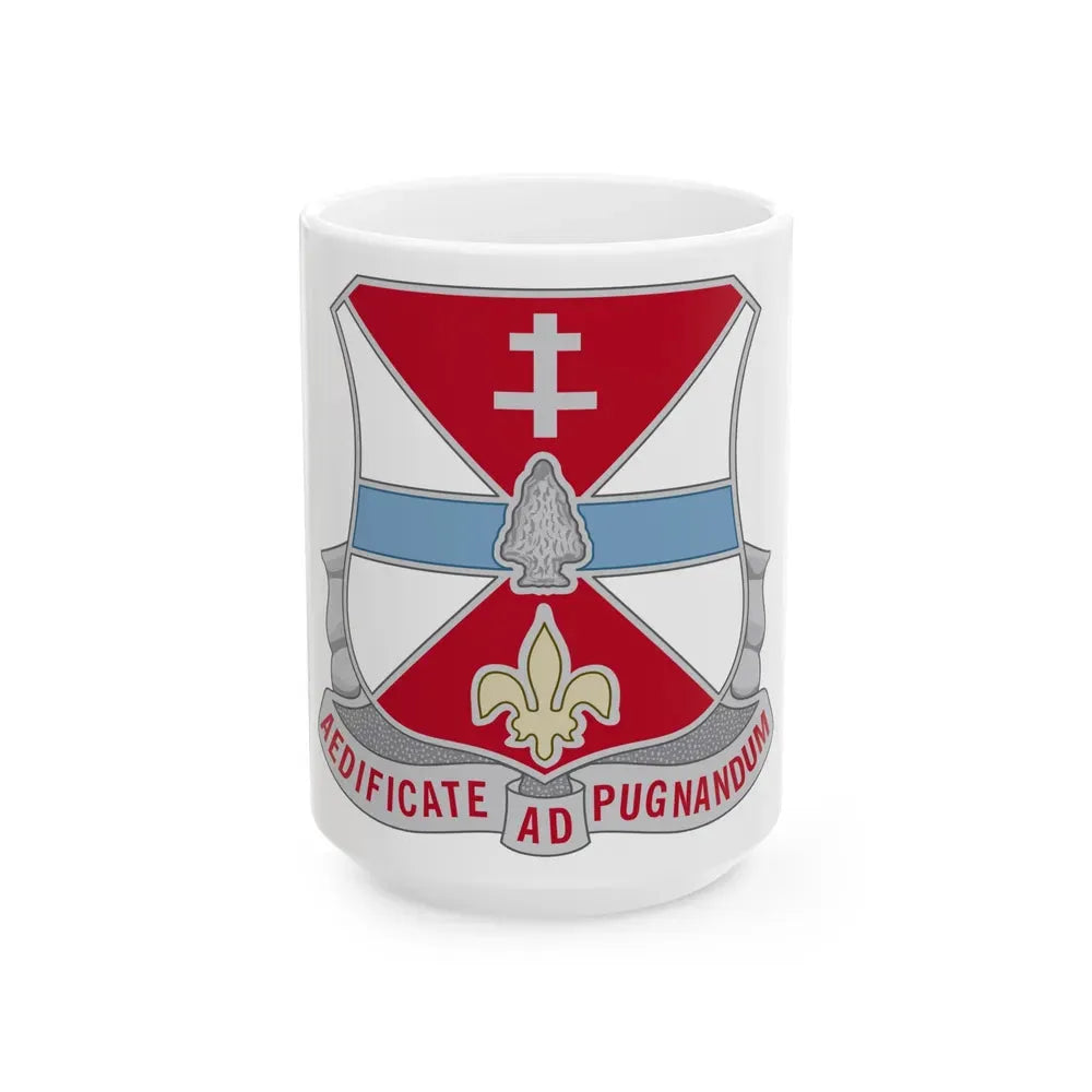 578 Engineer Battalion (U.S. Army) White Coffee Mug 15oz - Go Mug Yourself
