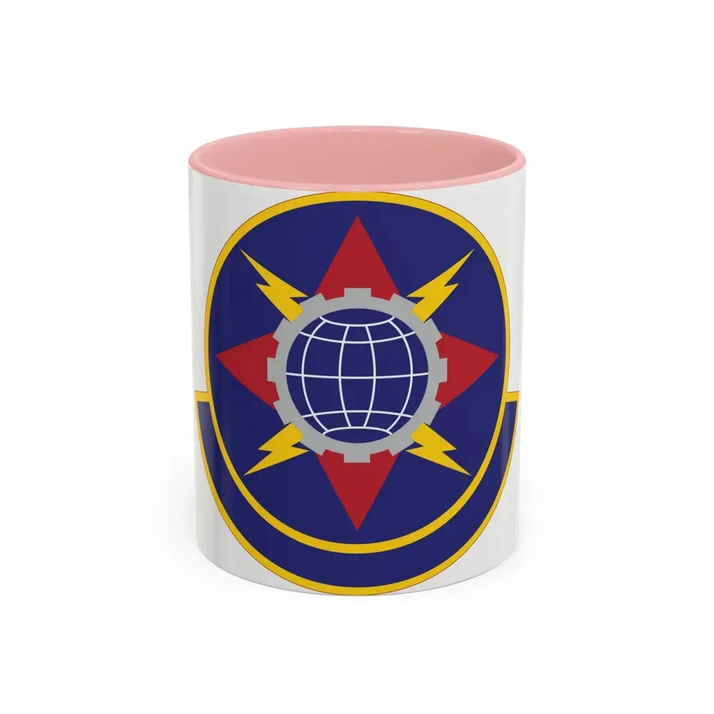 578 Software Engineering Squadron AFMC (U.S. Air Force) Accent Coffee Mug 11oz Pink - Go Mug Yourself
