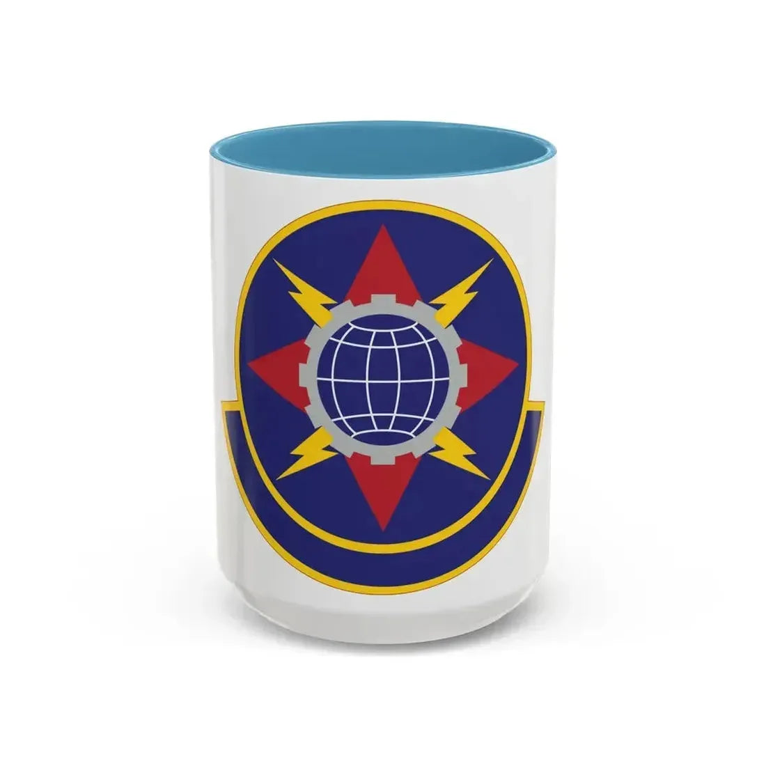 578 Software Engineering Squadron AFMC (U.S. Air Force) Accent Coffee Mug 15oz Light Blue - Go Mug Yourself