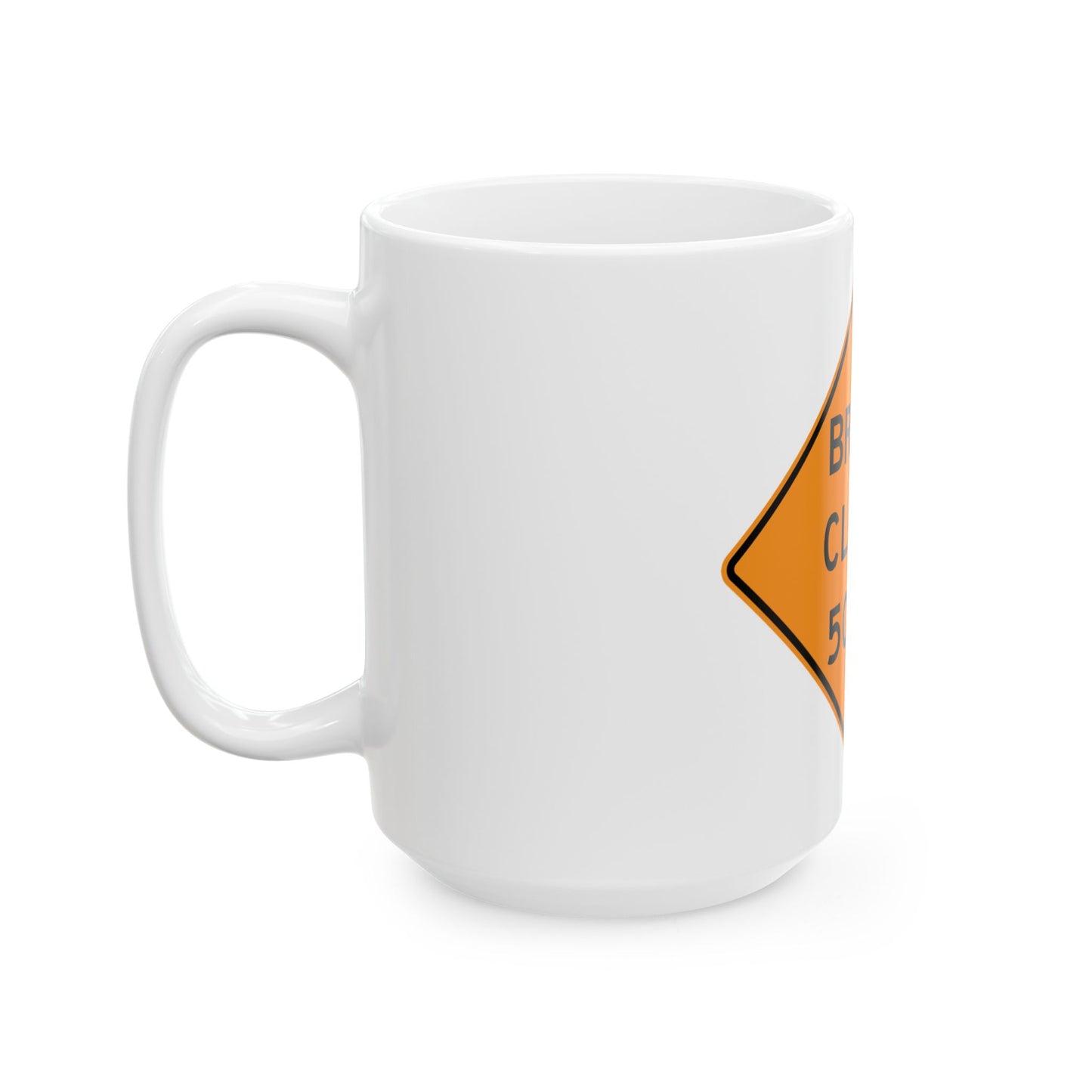 NYS NYW8-4 (New York) (Road Sign) White Coffee Mug