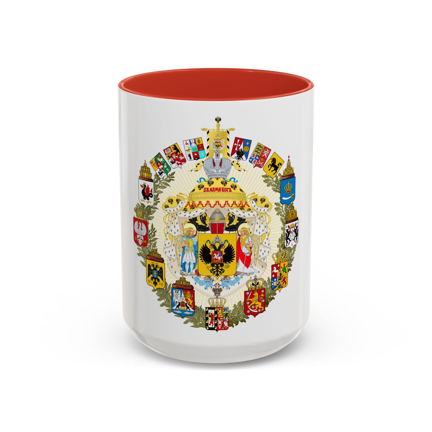 Greater Coat of Arms of the Russian Empire - Accent Coffee Mug