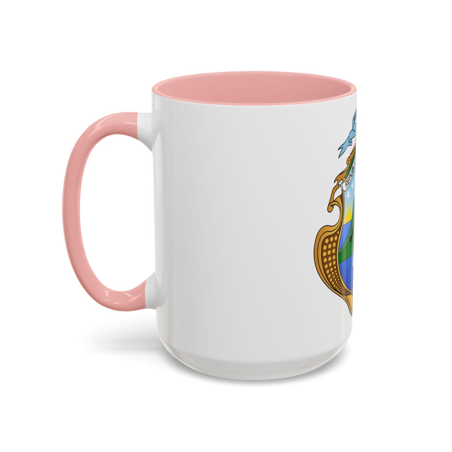 Coat of arms of Costa Rica (1964-1998) - Accent Coffee Mug