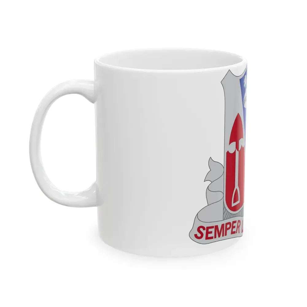 579 Engineer Battalion (U.S. Army) White Coffee Mug - Go Mug Yourself