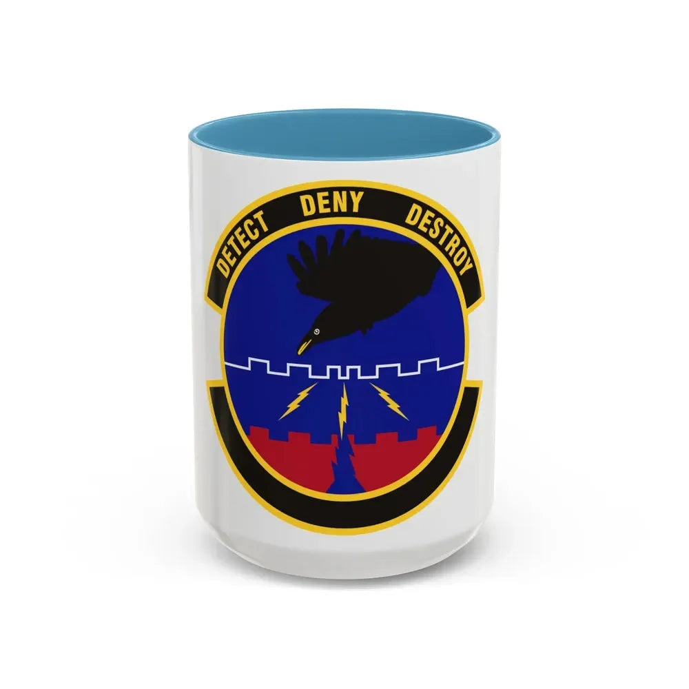 579 Software Engineering Squadron AFMC (U.S. Air Force) Accent Coffee Mug 15oz Light Blue - Go Mug Yourself