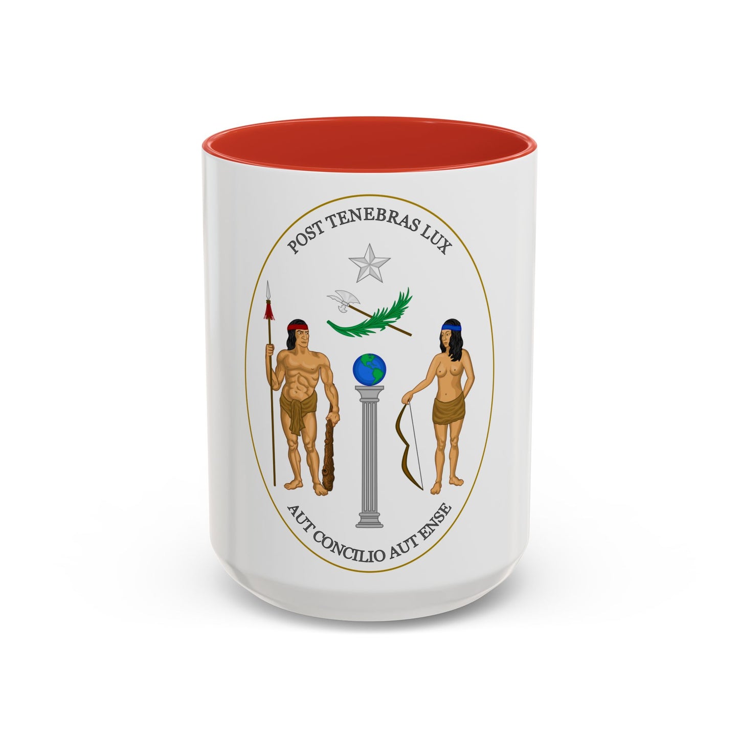 Obverse of the Coat of Arms of Chile (1812-1814) - Accent Coffee Mug