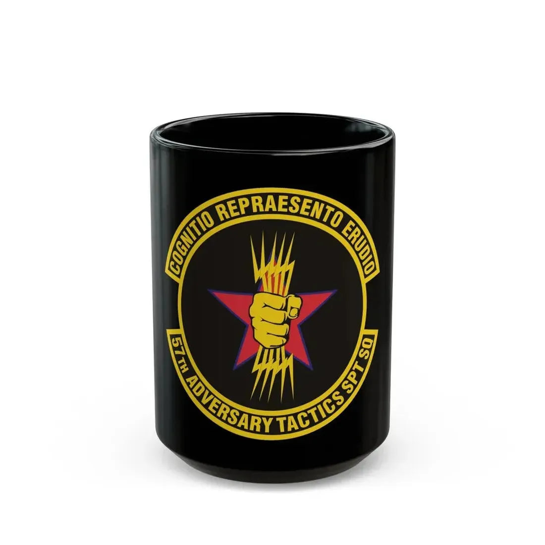 57th Adversary Tactics Support Squadron (U.S. Air Force) Black Coffee Mug 15oz - Go Mug Yourself
