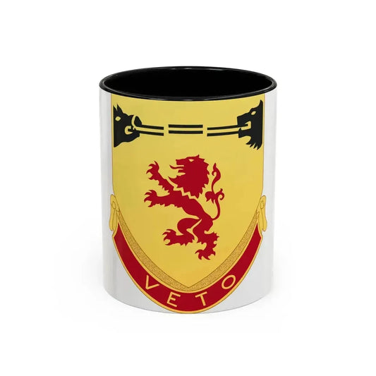 57th Air Defense Artillery Regiment (U.S. Army) Accent Coffee Mug 11oz Black - Go Mug Yourself