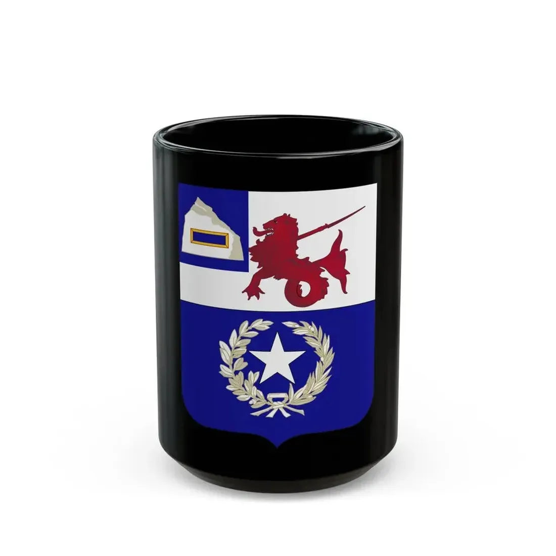 57th Infantry Regiment 2 (U.S. Army) Black Coffee Mug 15oz - Go Mug Yourself