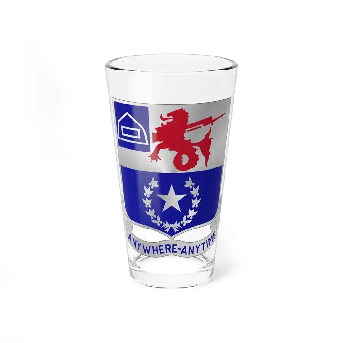 57th Infantry Regiment (U.S. Army) Pint Glass 16oz 16oz - Go Mug Yourself