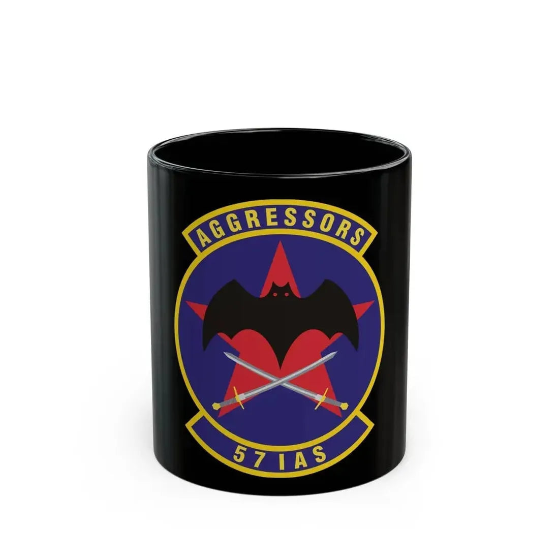 57th Information Aggressor Squadron (U.S. Air Force) Black Coffee Mug 11oz - Go Mug Yourself