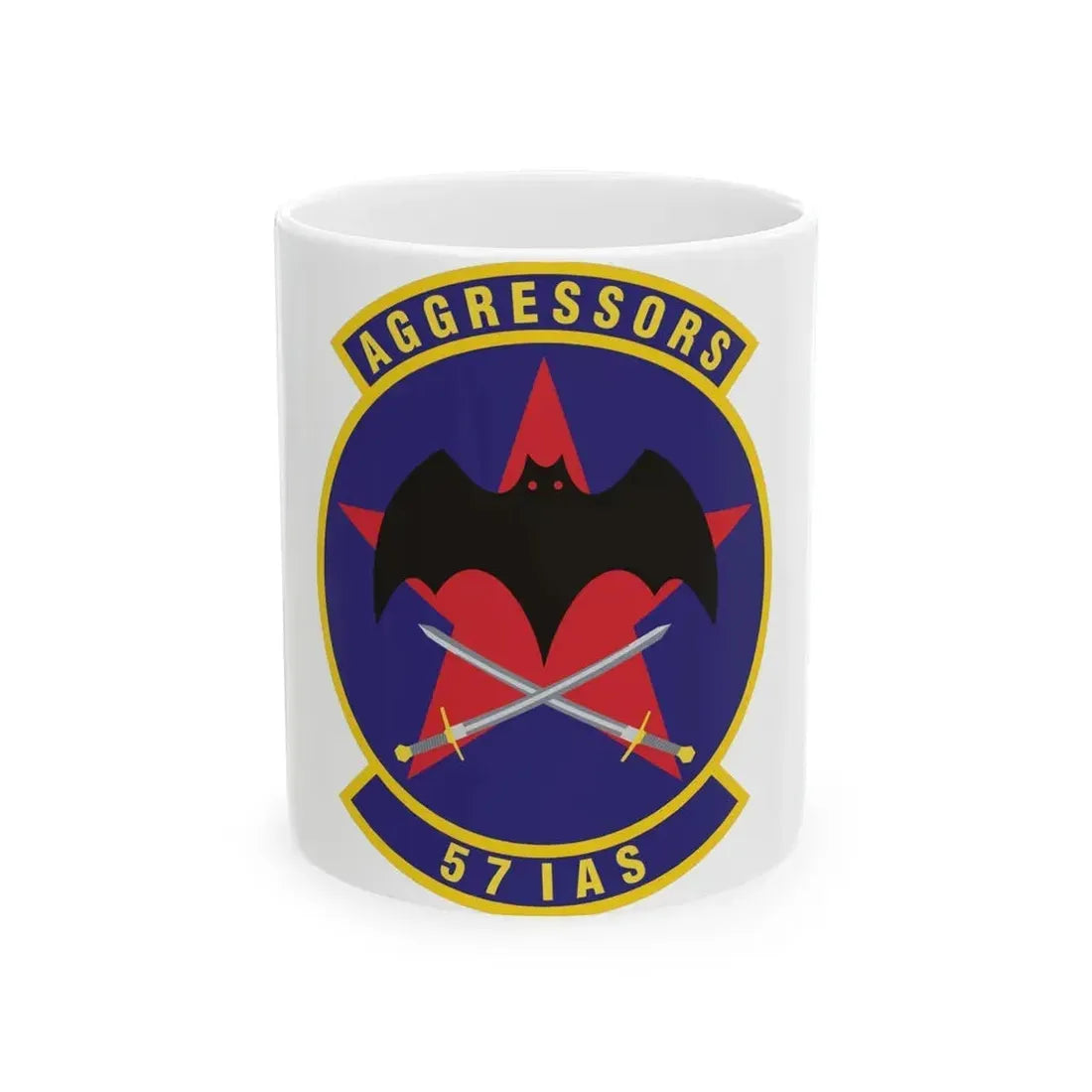 57th Information Aggressor Squadron (U.S. Air Force) White Coffee Mug 11oz - Go Mug Yourself