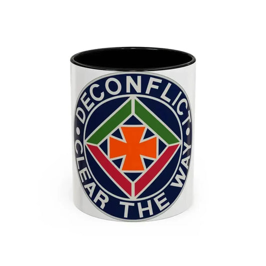 58 Air Traffic Control Battalion (U.S. Army) Accent Coffee Mug 11oz Black - Go Mug Yourself