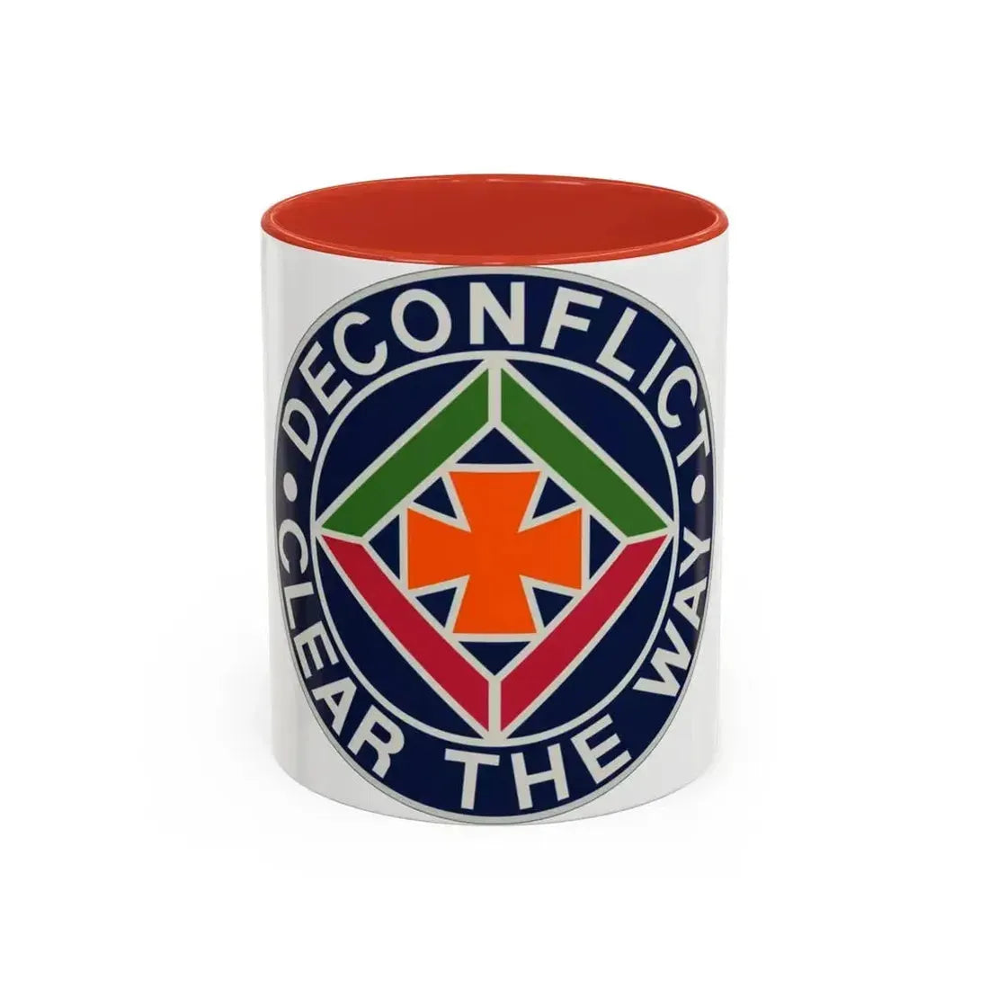 58 Air Traffic Control Battalion (U.S. Army) Accent Coffee Mug 11oz Red - Go Mug Yourself