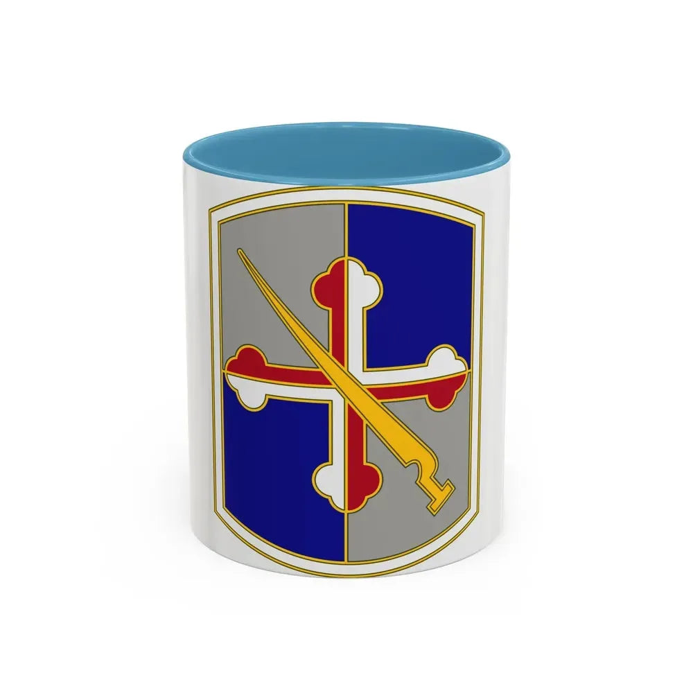 58 Battlefield Surveillance Brigade (U.S. Army) Accent Coffee Mug 11oz Light Blue - Go Mug Yourself