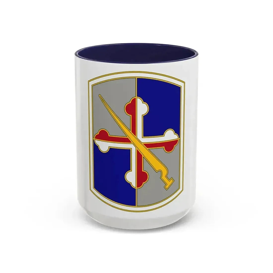 58 Battlefield Surveillance Brigade (U.S. Army) Accent Coffee Mug 15oz Navy - Go Mug Yourself