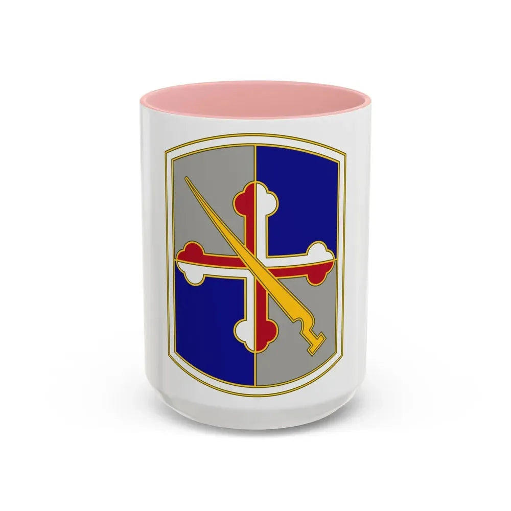 58 Battlefield Surveillance Brigade (U.S. Army) Accent Coffee Mug 15oz Pink - Go Mug Yourself