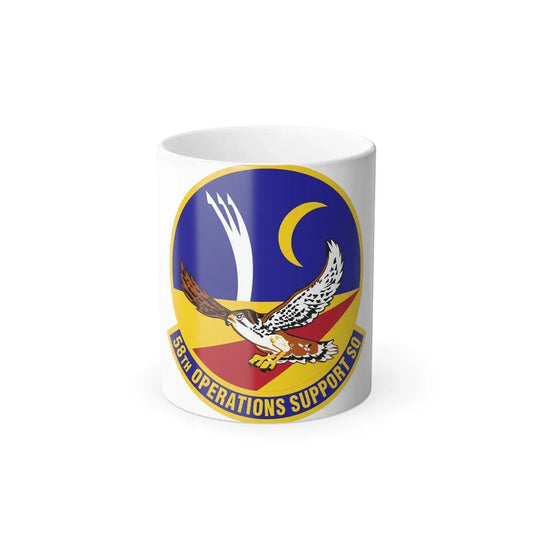 58 Operations Support Squadron AETC (U.S. Air Force) Color Changing Coffee Mug 11oz - Go Mug Yourself