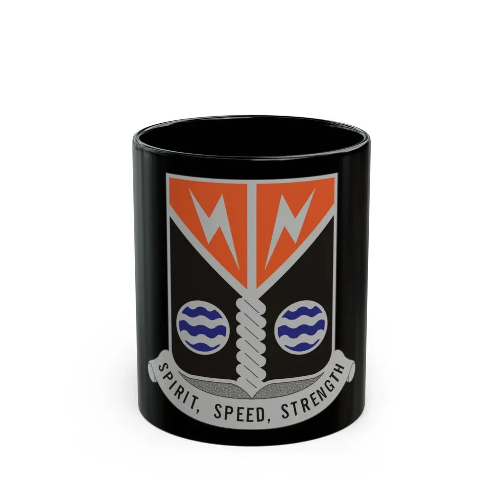 58 Signal Battalion (U.S. Army) Black Coffee Mug 11oz - Go Mug Yourself