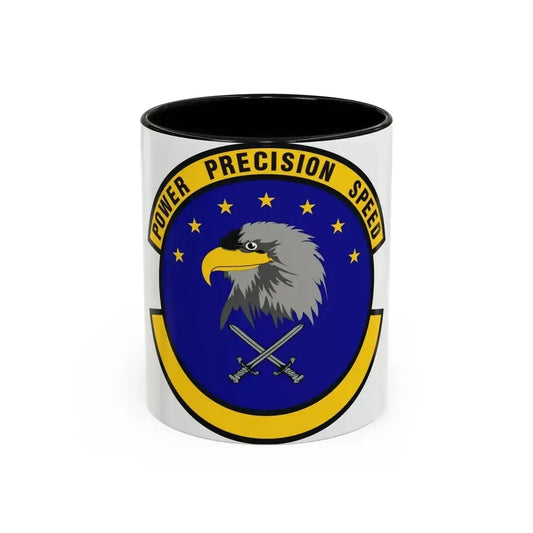 580 Software Engineering Squadron AFMC (U.S. Air Force) Accent Coffee Mug 11oz Black - Go Mug Yourself