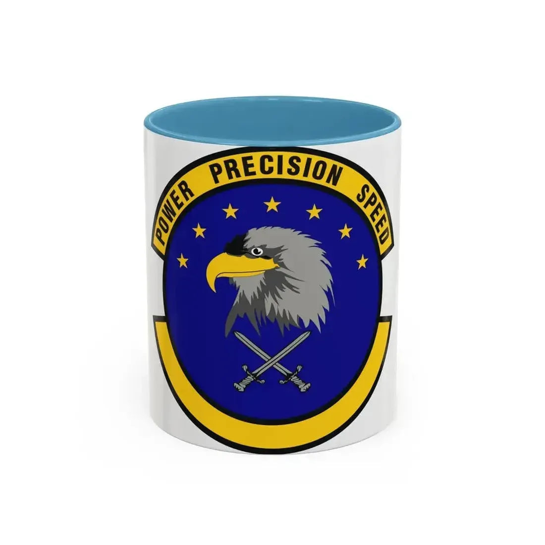 580 Software Engineering Squadron AFMC (U.S. Air Force) Accent Coffee Mug 11oz Light Blue - Go Mug Yourself