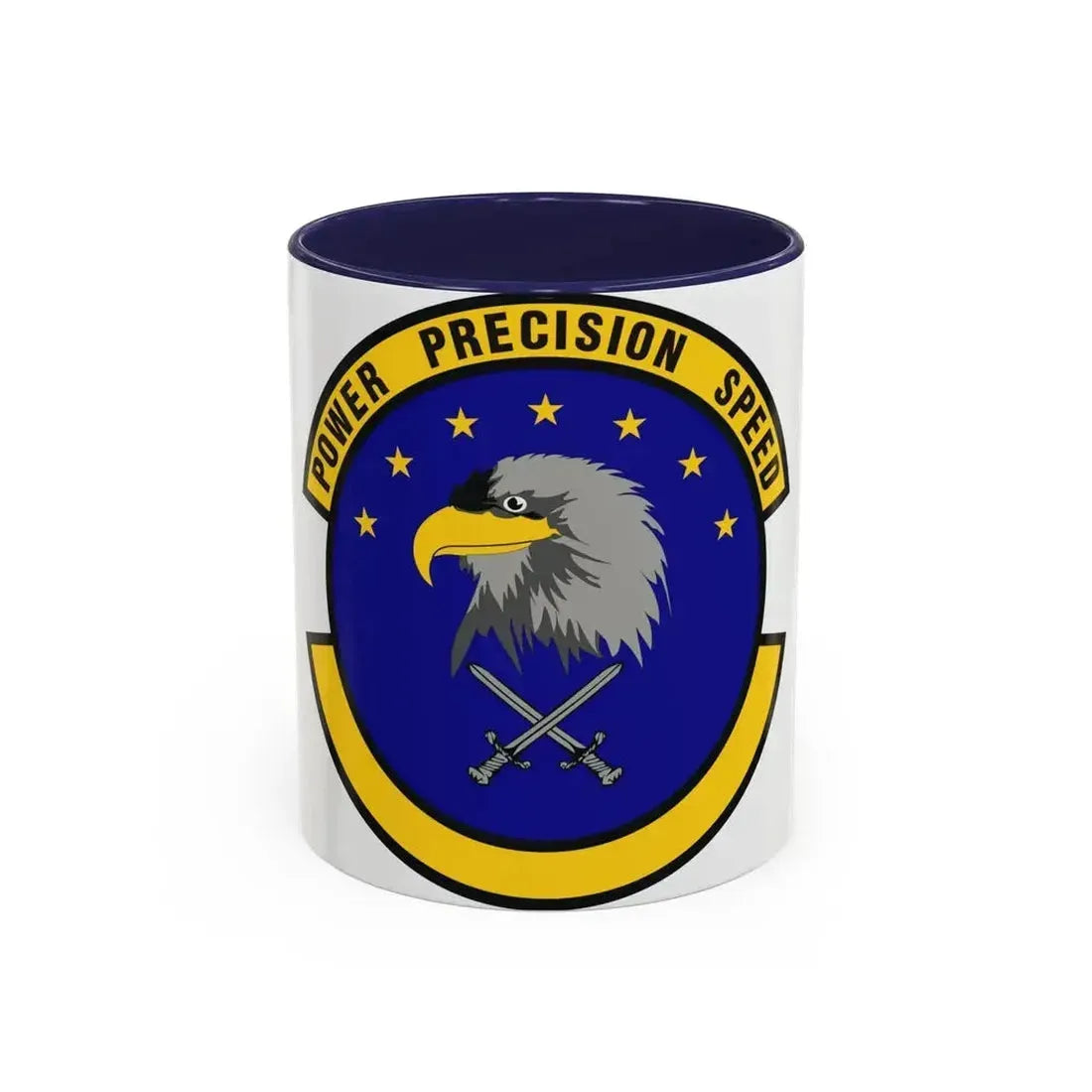 580 Software Engineering Squadron AFMC (U.S. Air Force) Accent Coffee Mug 11oz Navy - Go Mug Yourself