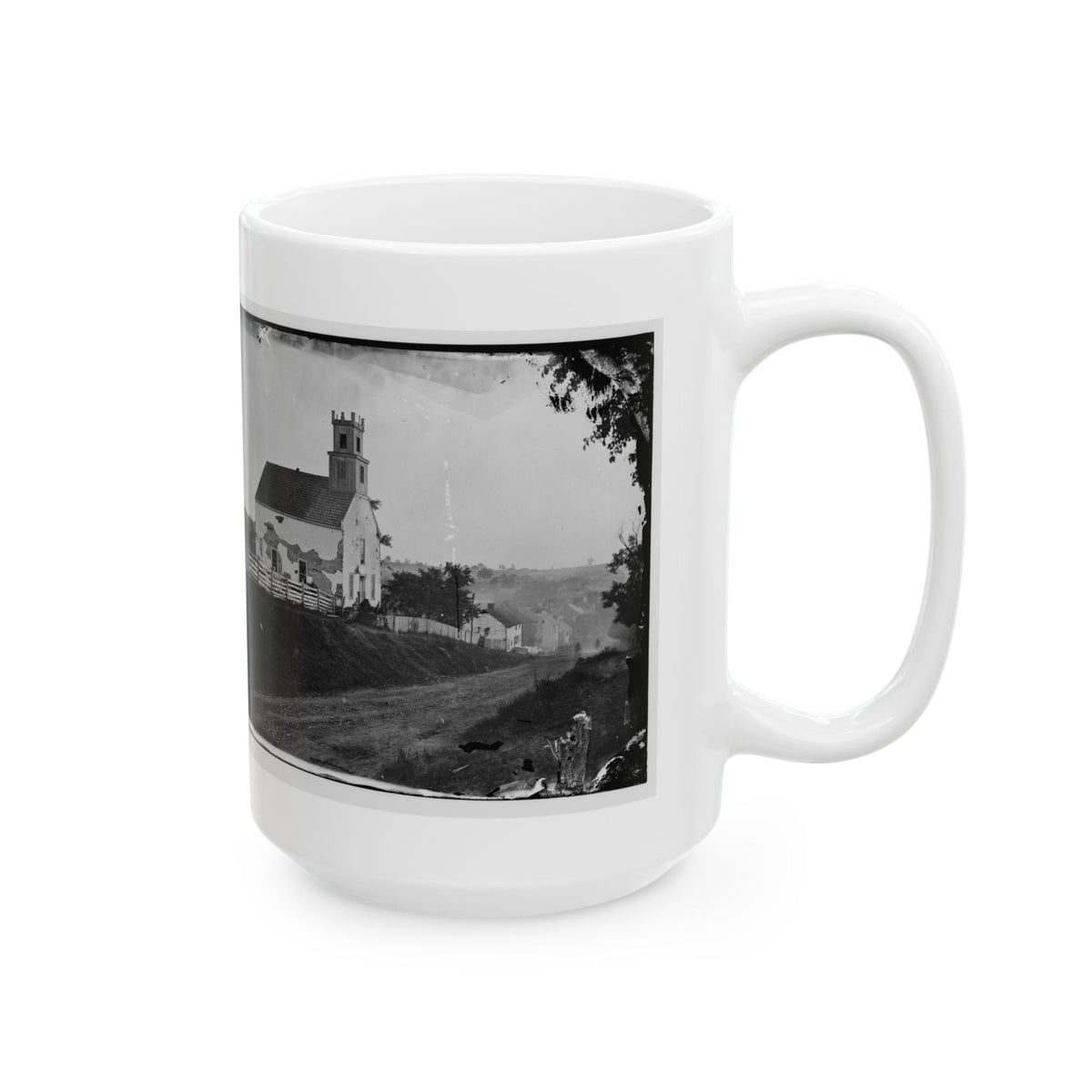 Sharpsburg, Md. Lutheran Church (U.S. Civil War) White Coffee Mug