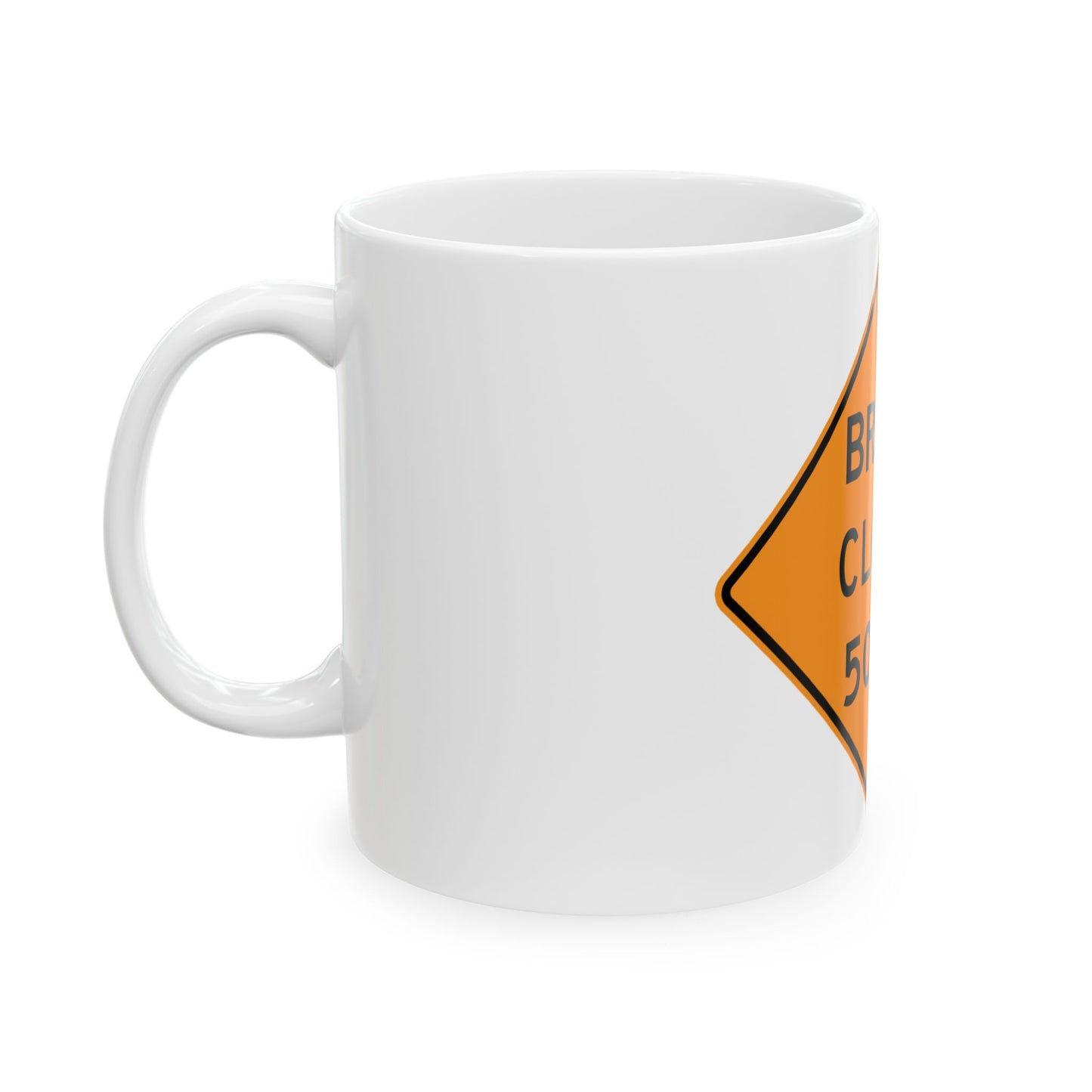 NYS NYW8-4 (New York) (Road Sign) White Coffee Mug