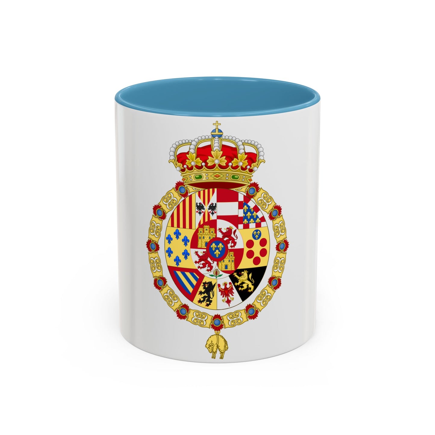 Royal Coat of Arms of Spain (1761-1868 and 1874-1931) - Accent Coffee Mug