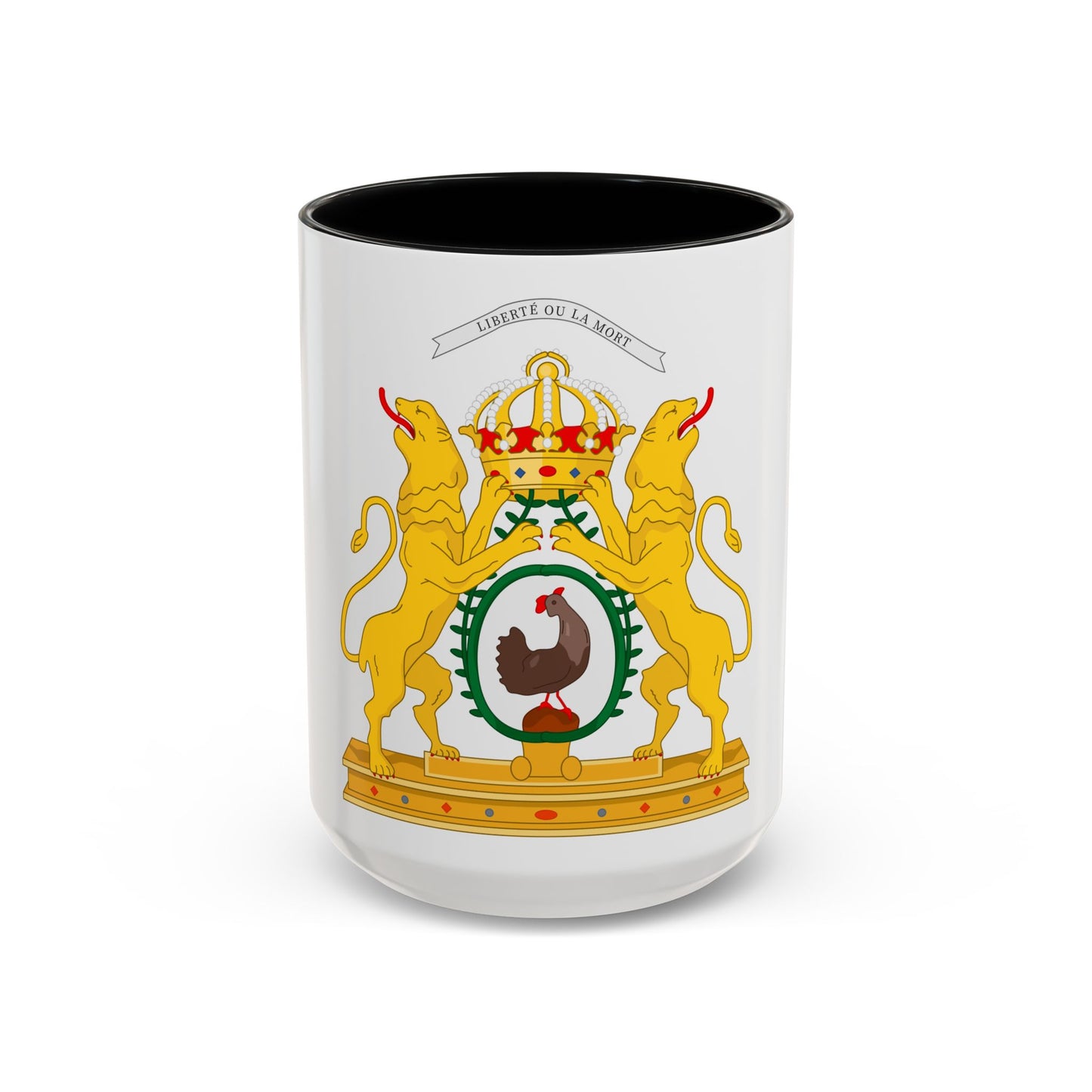 Coat of arms of the First Empire of Haiti - Accent Coffee Mug