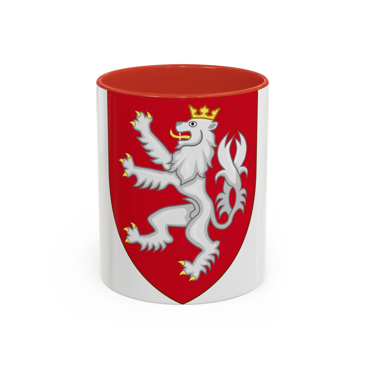 Coat of arms of the House of Luxembourg-Bohemia - Accent Coffee Mug