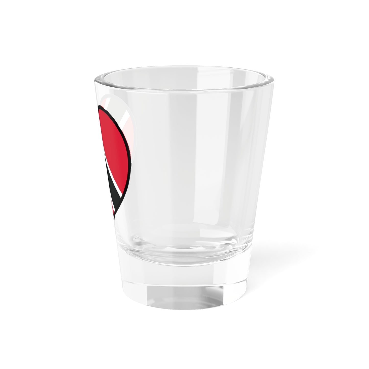 Trinidad and Tobago flag heart (Trinidad and Tobago) Shot Glass 1.5oz