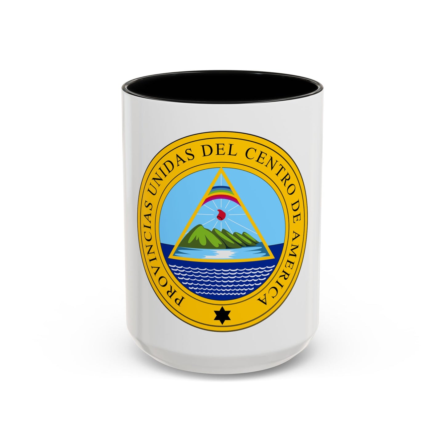 Coat of arms of the United Provinces of Central America - Accent Coffee Mug