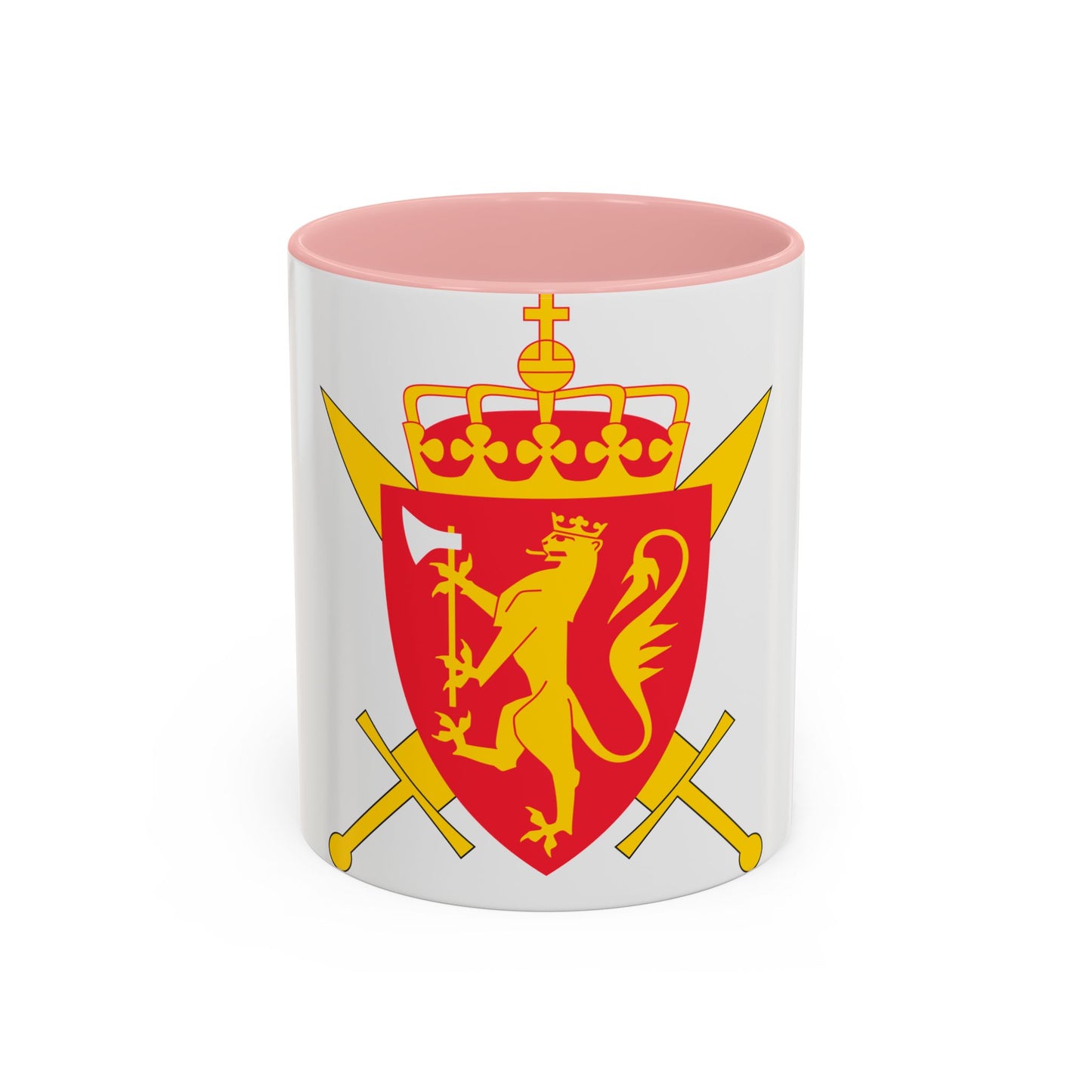 Coat of arms of the Norwegian Armed Forces - Accent Coffee Mug