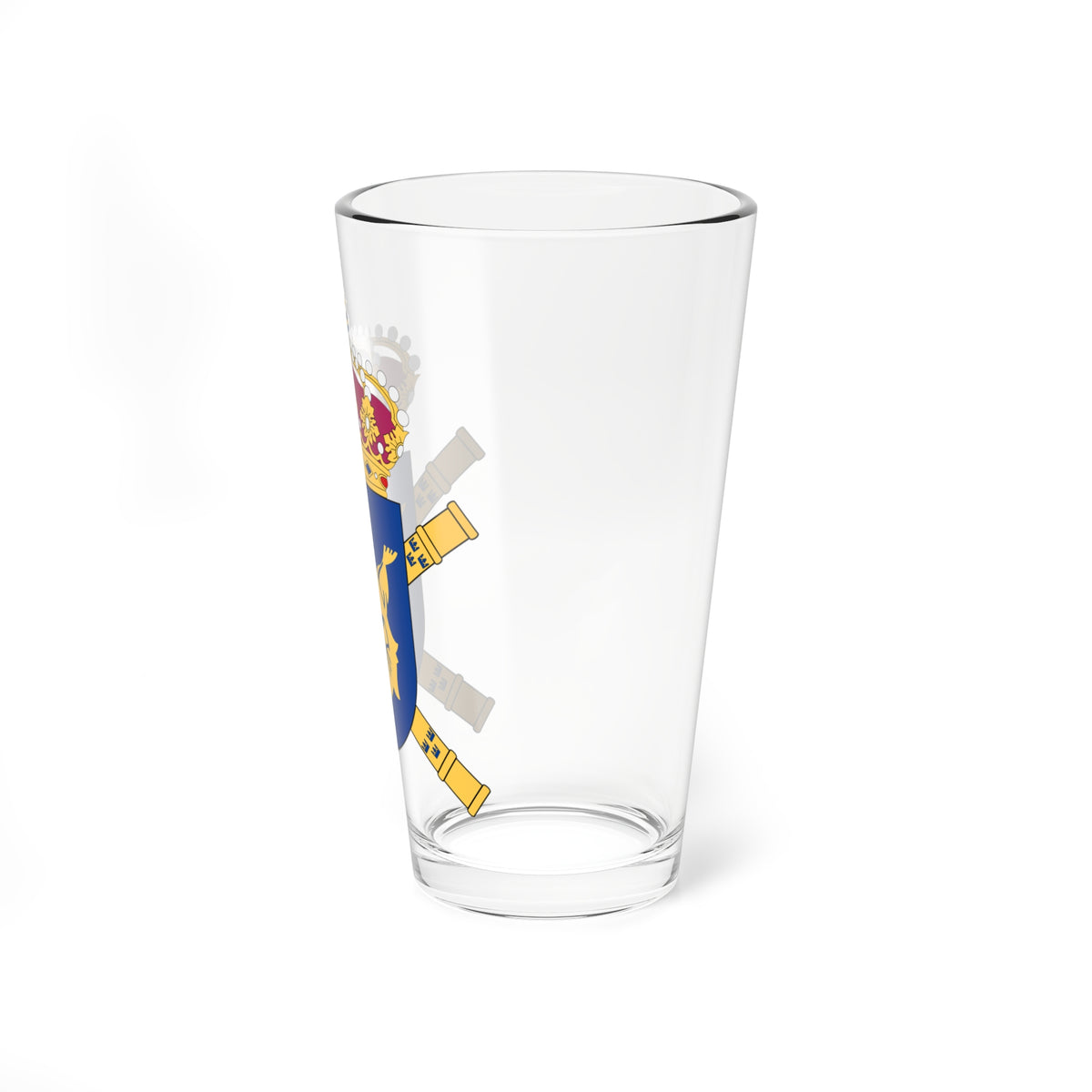 Övre norra arméfördelningen vapen (Sweden) (Coat of Arms) Pint Glass 16oz