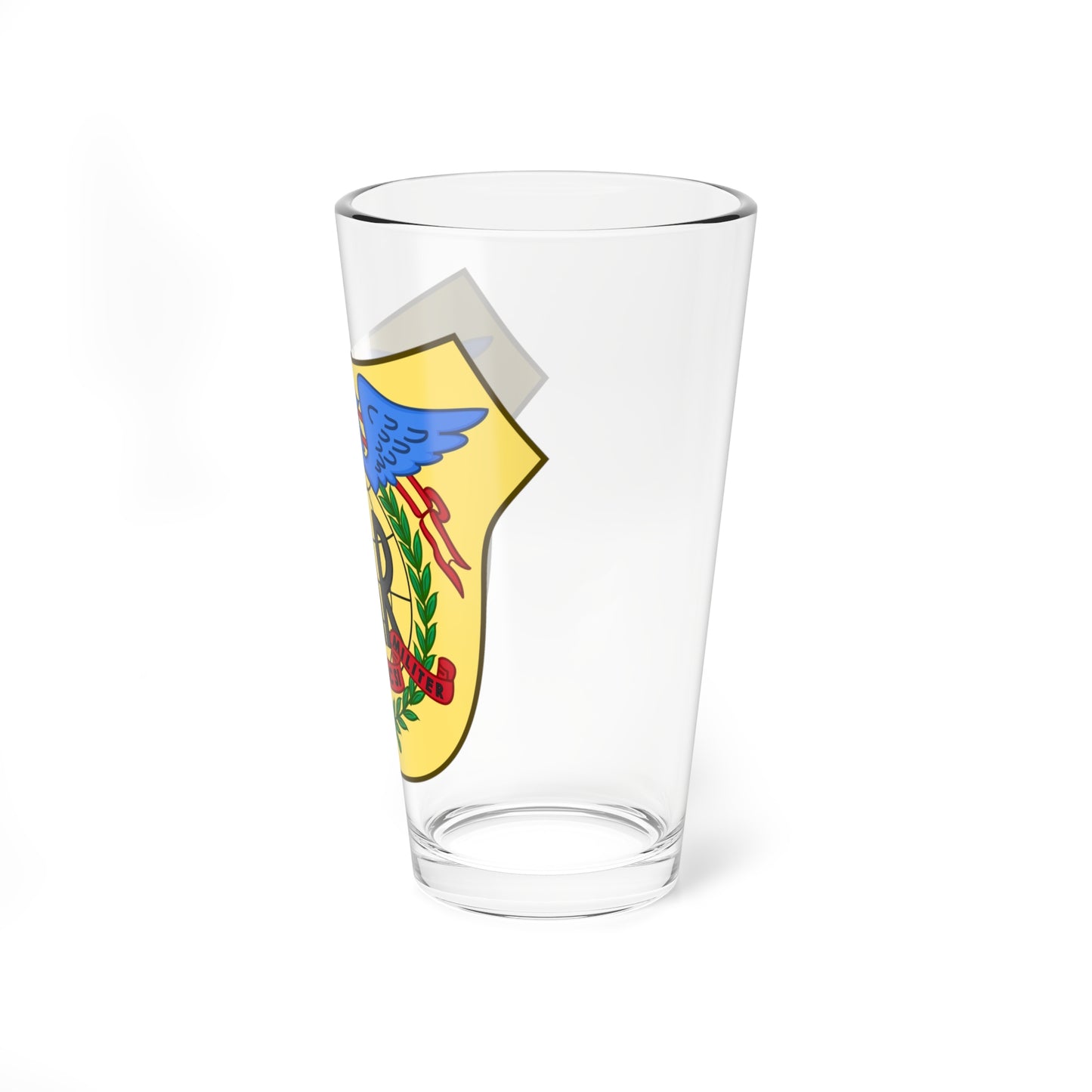 Emblem of the Spanish Air Force Search and Rescue Services (Spain) (Coat of Arms) Pint Glass 16oz