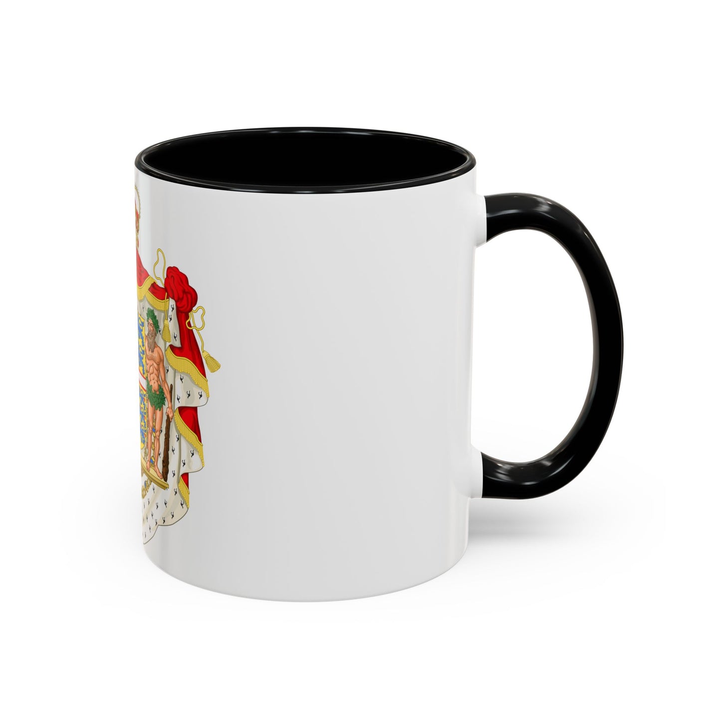 Coat of arms of Joachim, Prince of Denmark - Accent Coffee Mug