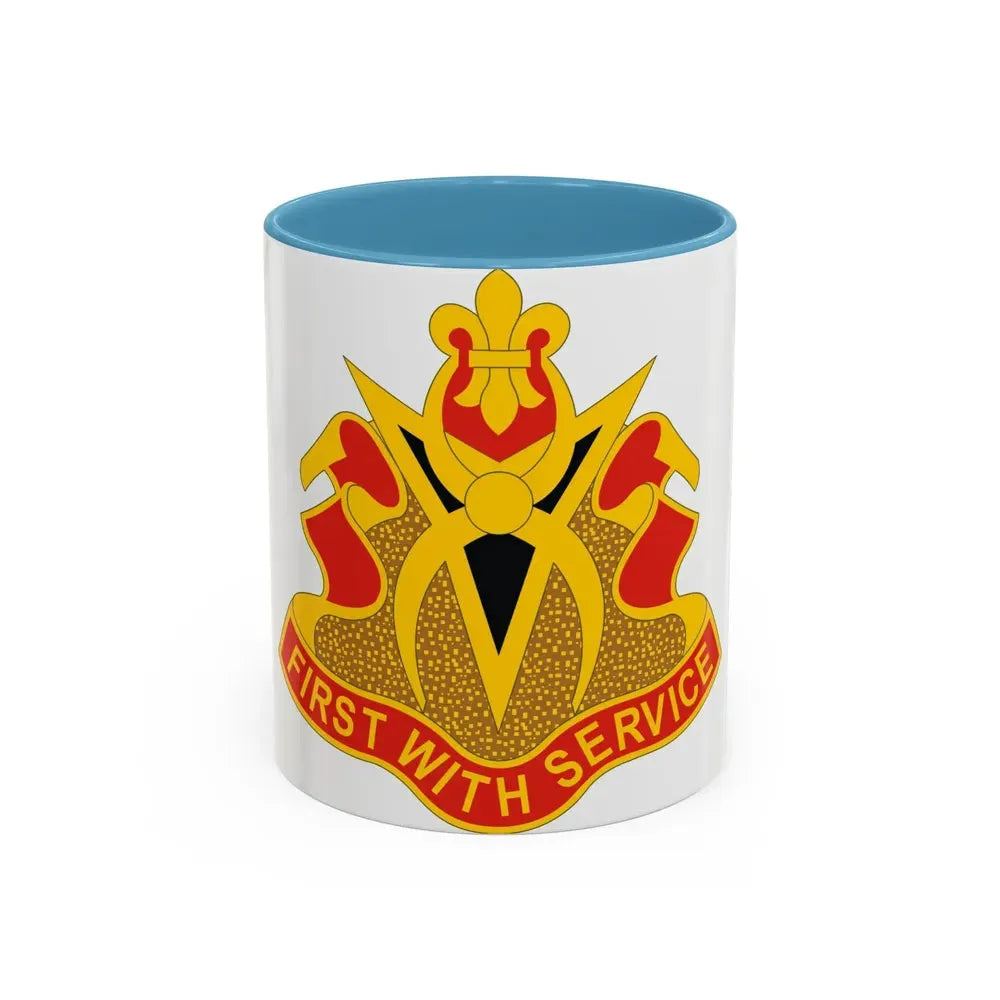 589th Brigade Support Battalion (U.S. Army) Accent Coffee Mug 11oz Light Blue - Go Mug Yourself
