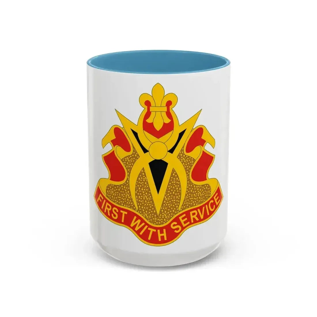 589th Brigade Support Battalion (U.S. Army) Accent Coffee Mug 15oz Light Blue - Go Mug Yourself