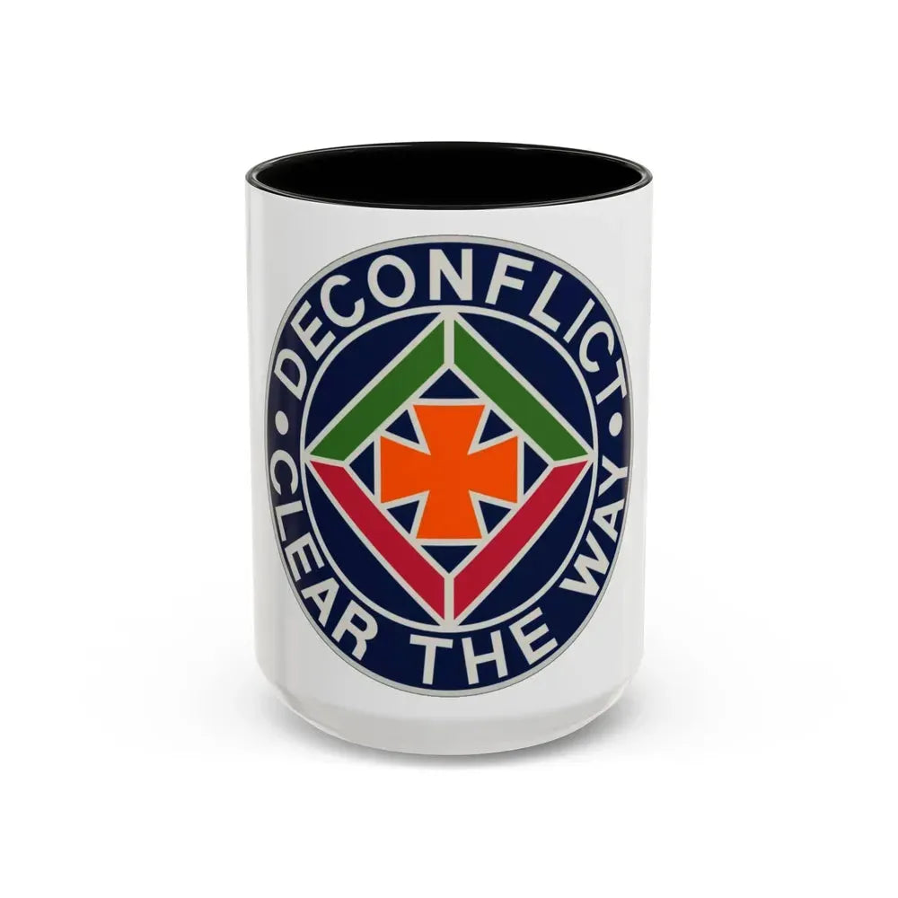 58th Air Traffic Control Battalion (U.S. Army) Accent Coffee Mug 15oz Black - Go Mug Yourself