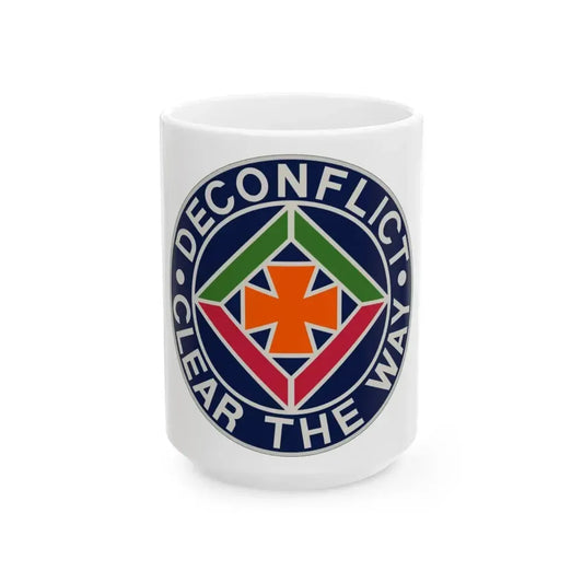 58th Air Traffic Control Battalion (U.S. Army) White Coffee Mug 15oz - Go Mug Yourself