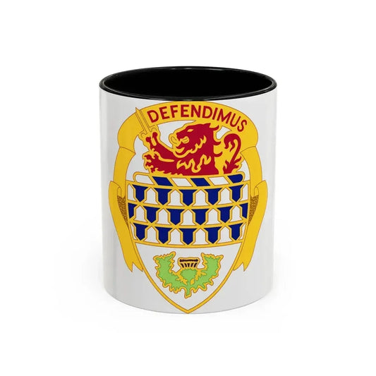 59 Air Defense Artillery Regiment (U.S. Army) Accent Coffee Mug 11oz Black - Go Mug Yourself