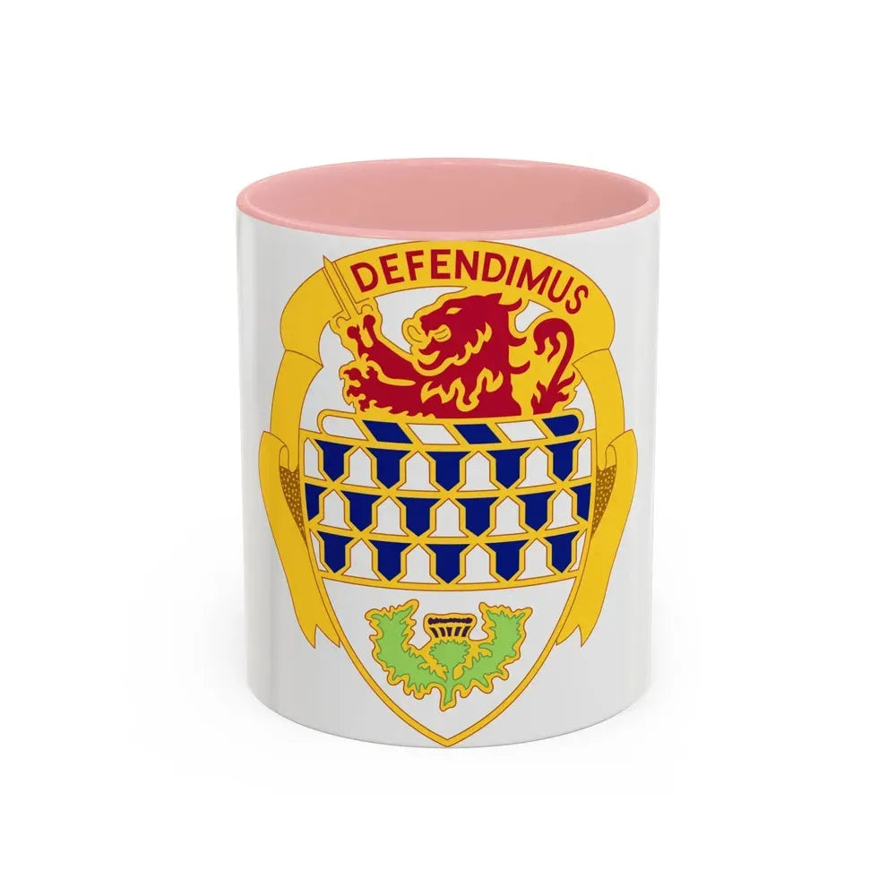 59 Air Defense Artillery Regiment (U.S. Army) Accent Coffee Mug 11oz Pink - Go Mug Yourself